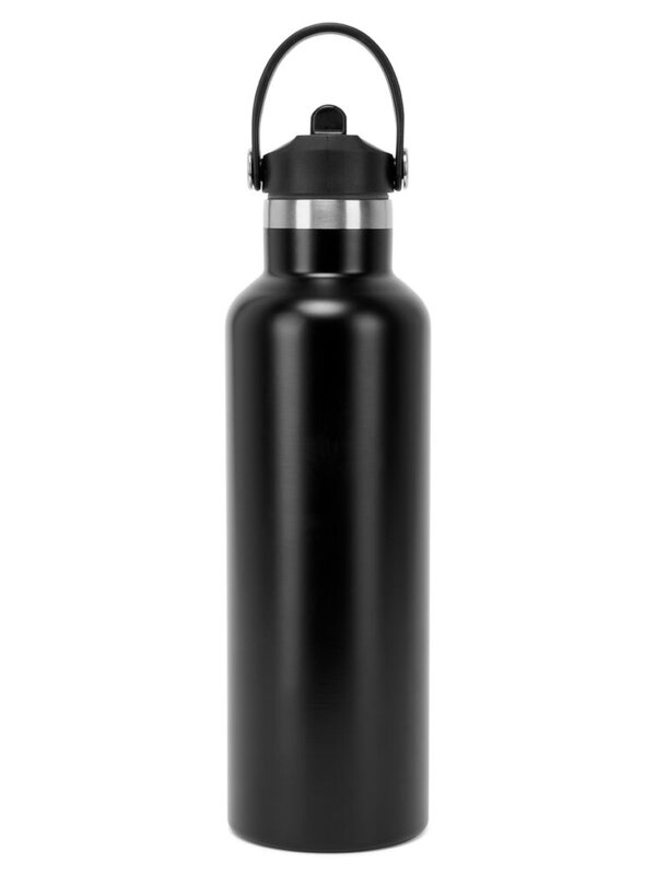 TriDri® Vacuum sports water bottle with flip-up straw Thumbnail