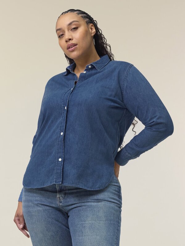 Stella denim shirt (STWW970) Thumbnail