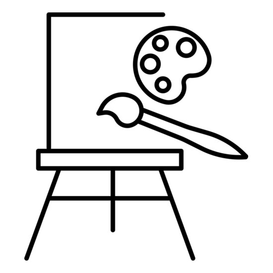 Art Tools and Studio Easel Thumbnail