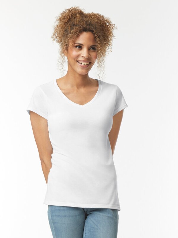 Softstyle™ women's v-neck t-shirt Thumbnail