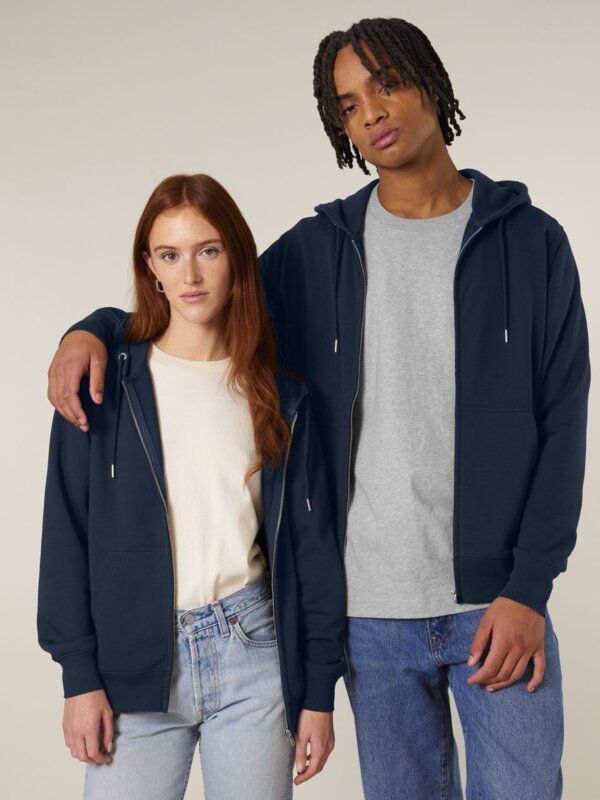 Unisex Medium Fit Zip Hoodie Thumbnail